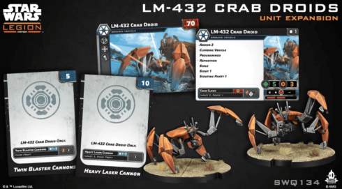 Star Wars: Legion – LM-432 Crab Droids Expansion